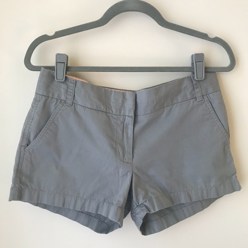 Taupe/gray J.Crew chino shorts